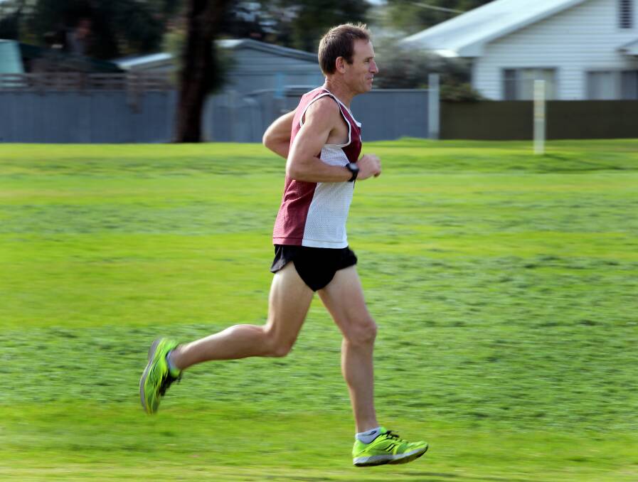 MARATHON MAN: Kevin Muller continued his impressive form by taking out the overall aggregate for Wodonga Athletic Club's five-kilometre handicap series.