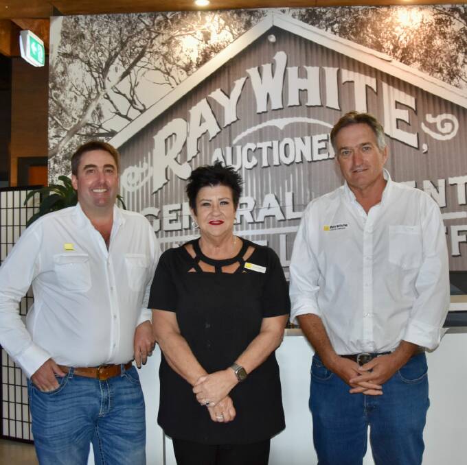 James Brown, Narelle Robinson and David Benson have combined their Ray White rural and residential real estate businesses and will be based out of a new office in Wodonga. Picture supplied