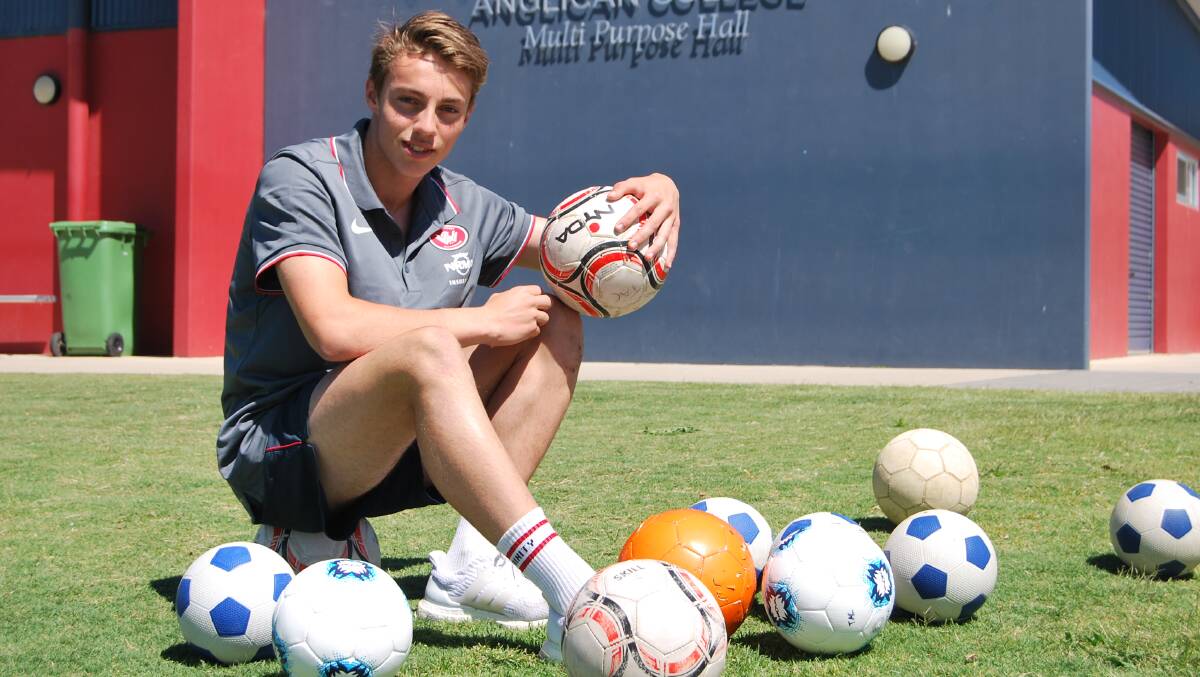 BRIGHT FUTURE: Isaac Hovar will take up a position in the Western Sydney Wanderers Academy after a stellar season. Picture: TRINITY ANGLICAN COLLEGE