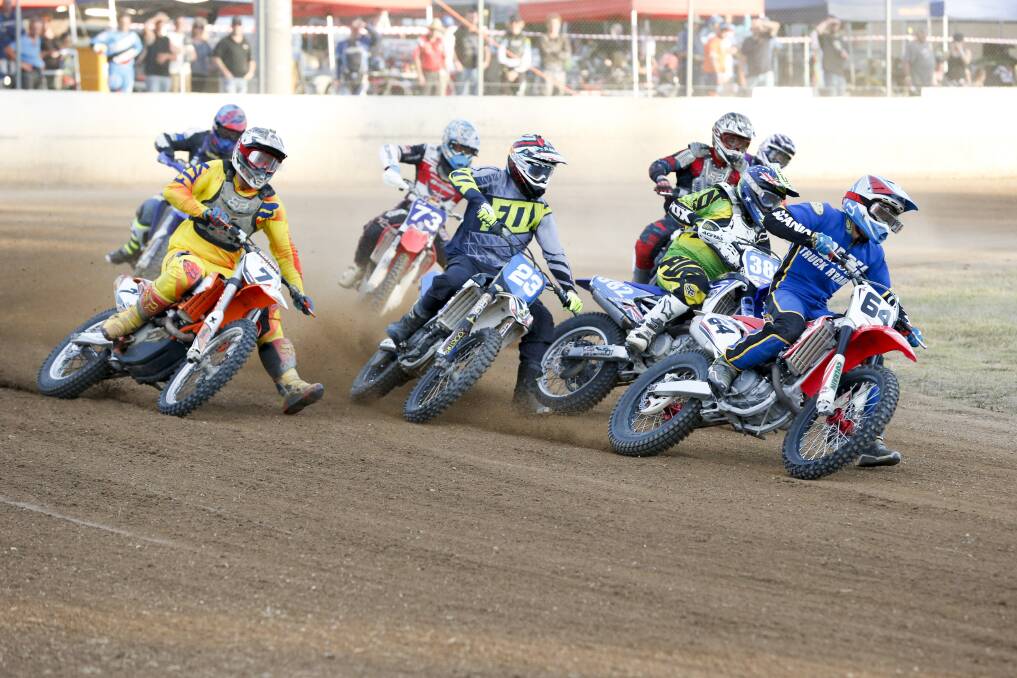 THEY'RE BACK: Dirt track racing returns to Diamond Park on Sunday for the first round of the 2017 Club Championships. Picture: SIMON BAYLISS