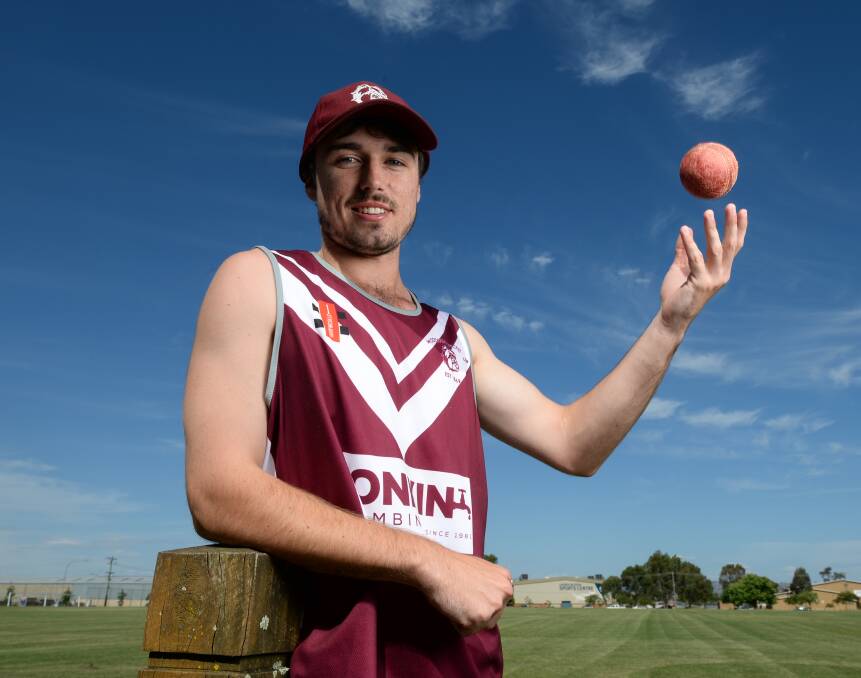 HOWZAT: Wodonga's Lachlan Lewin has been in excellent form with the ball this season. He leads the club's wicket tally. Picture: MARK JESSER