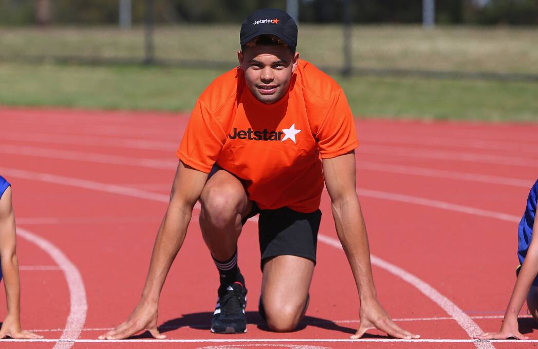 STAR POWER: Wodonga and Mount Beauty Little Athletics Clubs have a chance to win a training session with 2016 AFL Norm Smith Medallist Jason Johannisen next year.