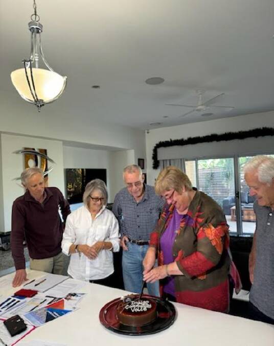 Indigo Community Voice members cut a cake to mark their launch as an incorporated body. Picture supplied