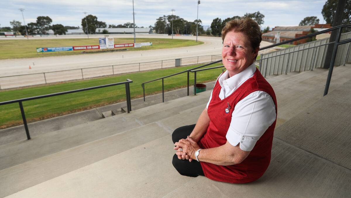 READY TO GO: Albury Harness Racing Club president Sue van de Ven is hoping to see another bumper crowd for the popular New Year's Eve race meeting. Picture: MARK JESSER