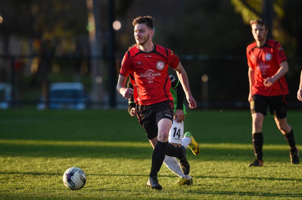 Alex West will play a key role in defence against a powerful Dandenong City outfit on Saturday. Picture: MARK JESSER