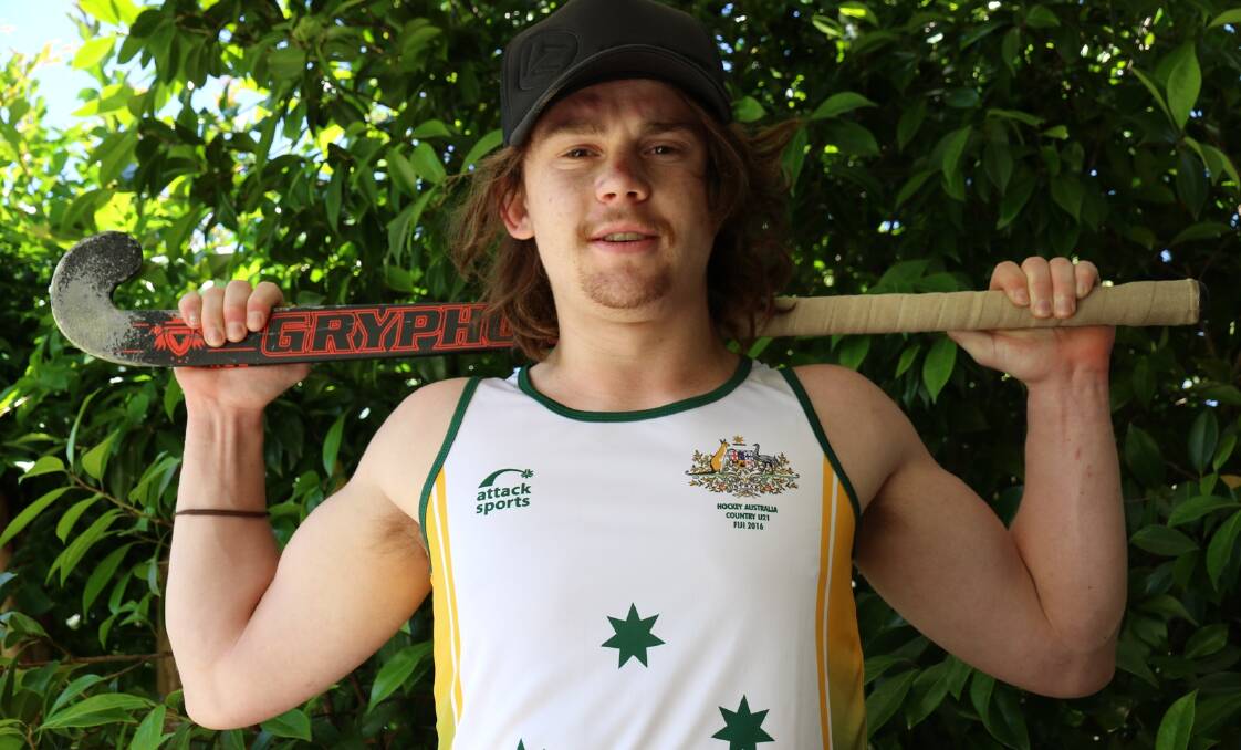 GOLDEN OPPORTUNITY: Wodonga's Fraser Cullen is heading off to Fiji for a seven-game tour with the Australian Country under 21s hockey team.