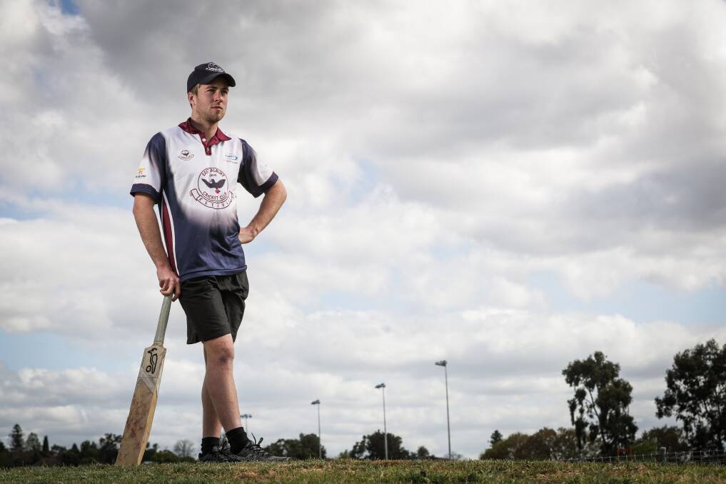 Will McIntosh will line up for East Albury in provincial cricket just weeks after playing in the Ovens and Murray grand final. Picture: JAMES WILTSHIRE
