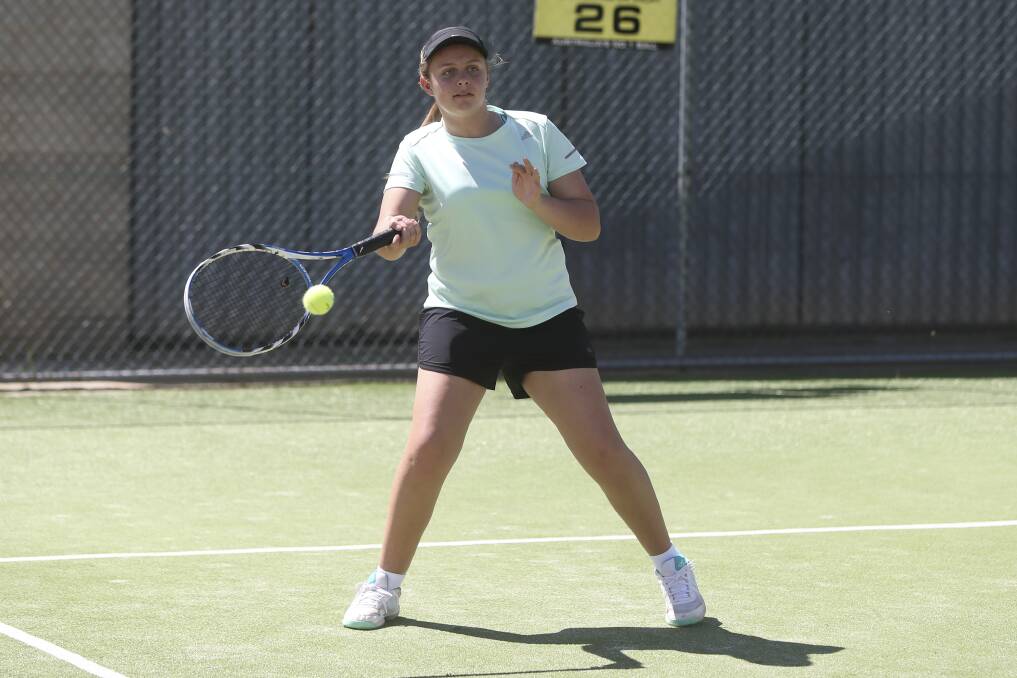 YOUNG GUN: Lara Wighton upped the ante to help TAGS to a hard-fought section one victory against Thurgoona Slammers on the weekend.