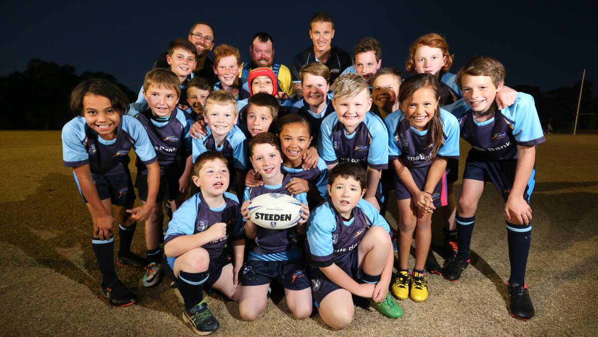 MAGIC MOMENT: Wodonga Storm's under nines and under 12s will play at half-time of the Melbourne Storm and Manly clash on Saturday night. Picture: KYLIE ESLER