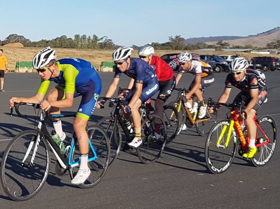 PEDAL POWER: A strong field of riders took to the course for the opening round of the Albury-Wodonga Panthers Cycling Club crirterium series.
