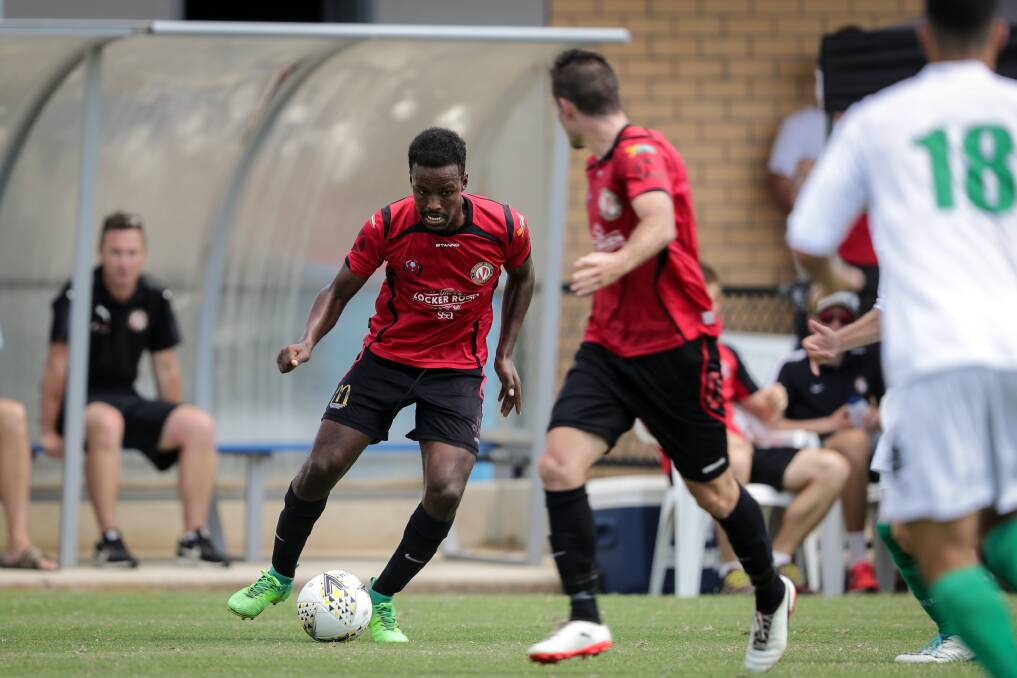 READY TO GO: Melkie Woldemichael had an outstanding finish to last year's campaign and has taken it into Murray United's pre-season. Picture: JAMES WILTSHIRE