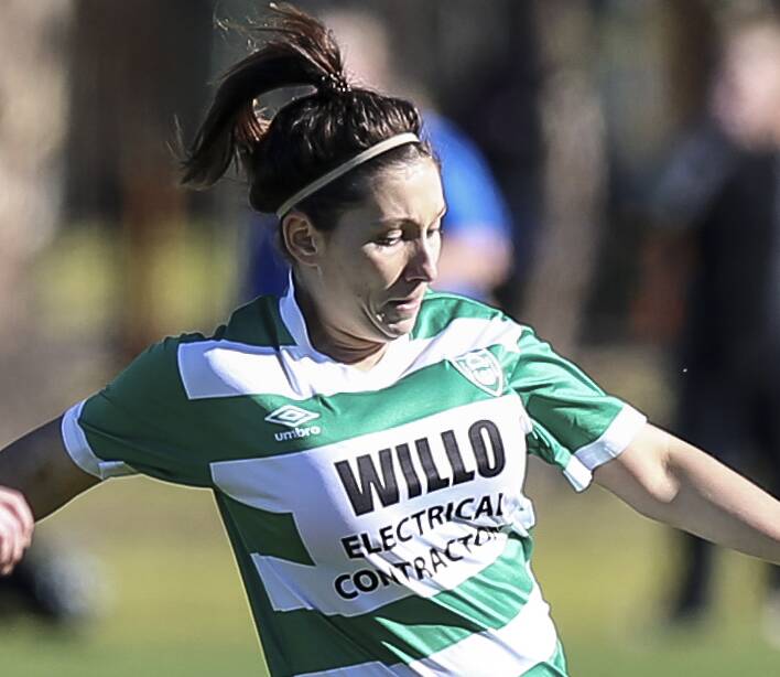 Kristy Torcaso has been excellent for Albury United this season. 