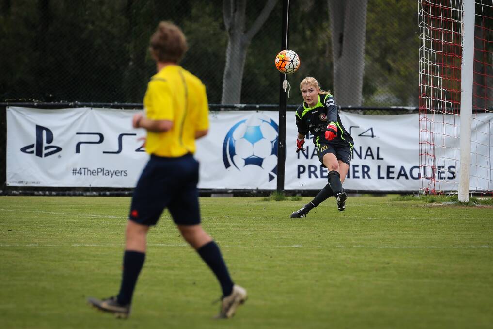 STEP UP: After spending last season in the junior ranks at Murray United, Border goalkeeper Molly-May Ramsay has signed with South Melbourne in the Women's National Premier League.