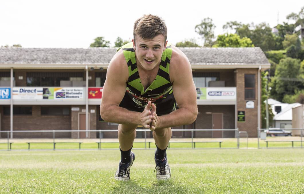 PUSH-UP: After trialling for two NRL junior squads, Liam Wiscombe has been nominated for the Norske Skog Young Achiever of the Year Award for 2017. Picture: SIMON BAYLISS
