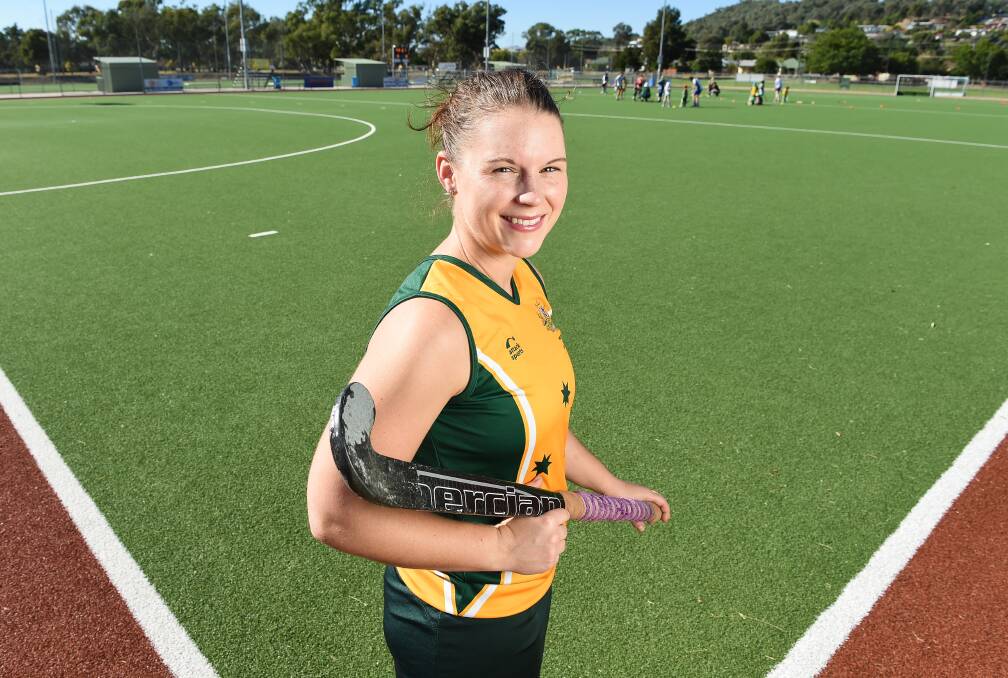MASSIVE ACHIEVEMENT: Sam Daly will captain the Australian Country hockey team on a tour of Hong Kong and Vietnam. Picture: MARK JESSER