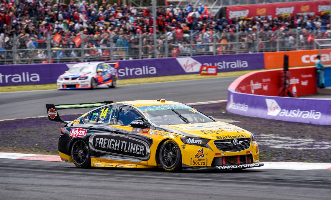 ON THE LINE: Tim Slade is hoping to guide Brad Jones Racing to a top-four finish in the Supercars teams title with a strong performance at Newcastle this weekend. Picture: TIM FARRAH