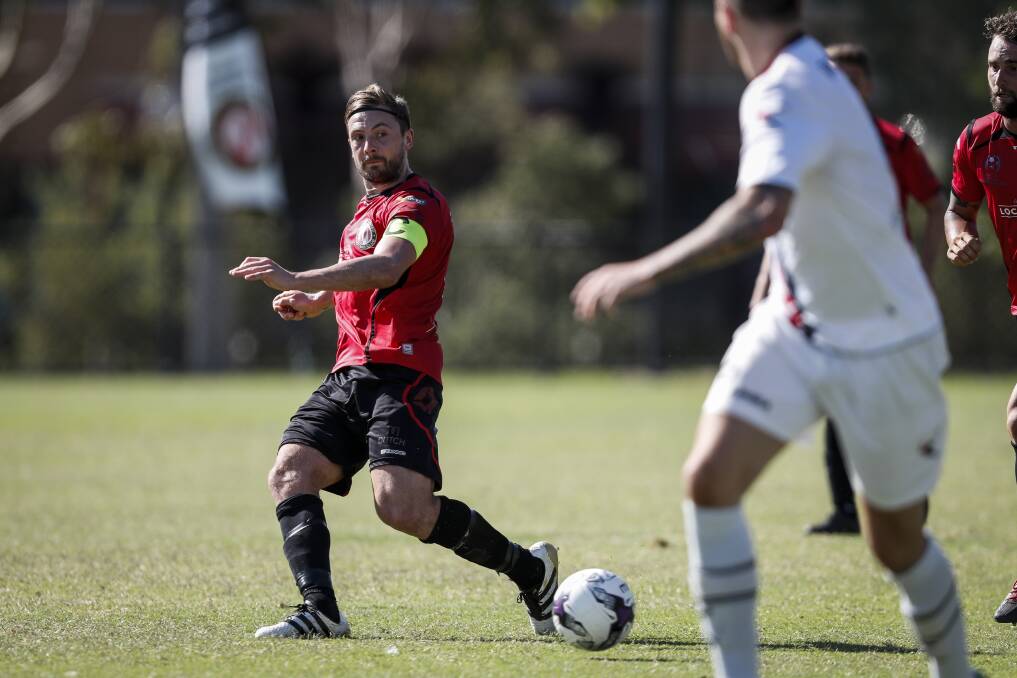 DOMINANT DISPLAY: Murray United coach James Coutts was full of praise for club captain Ashley Dunn (pictured) in the side's 5-1 win away to Nunawading City. 
