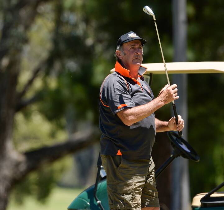 FORM PLAYER: Graham Schilg's victory wasn't quite enough to see Jindera over the line against Holbrook in the handicap pennant final at Corowa Golf Club.
