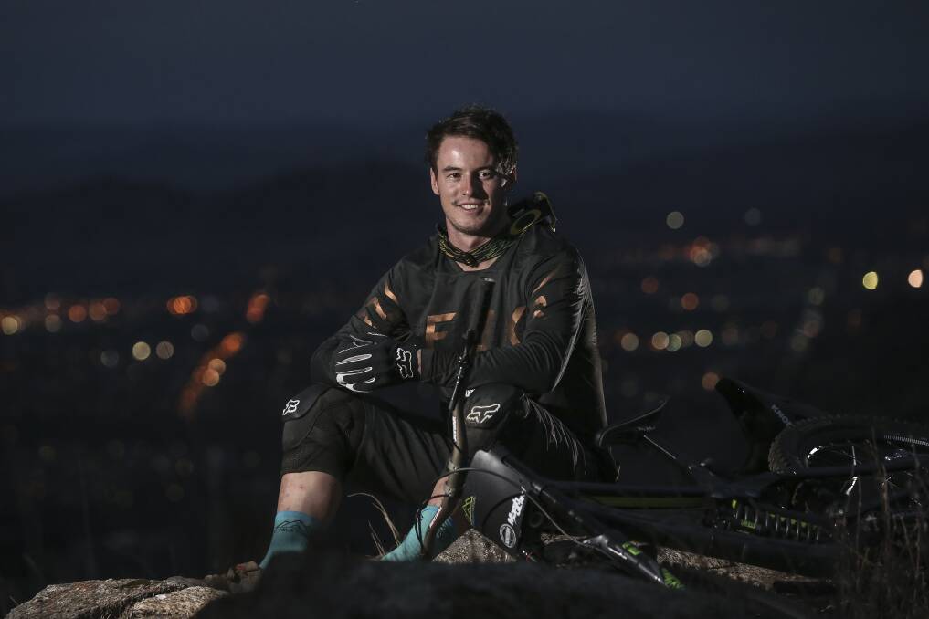 WORLD STAGE: Oliver Zwar's ultimate goal is to make the top 20 and become a paid professional in mountain bike riding. Picture: JAMES WILTSHIRE
