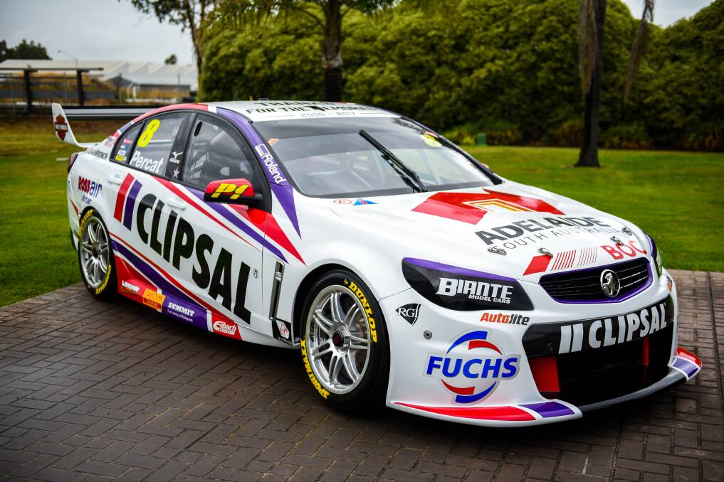 FRESH LOOK: Brad Jones Racing debutant Nick Percat will run with a Clipsal livery when defending his title at the season opener in Adelaide.