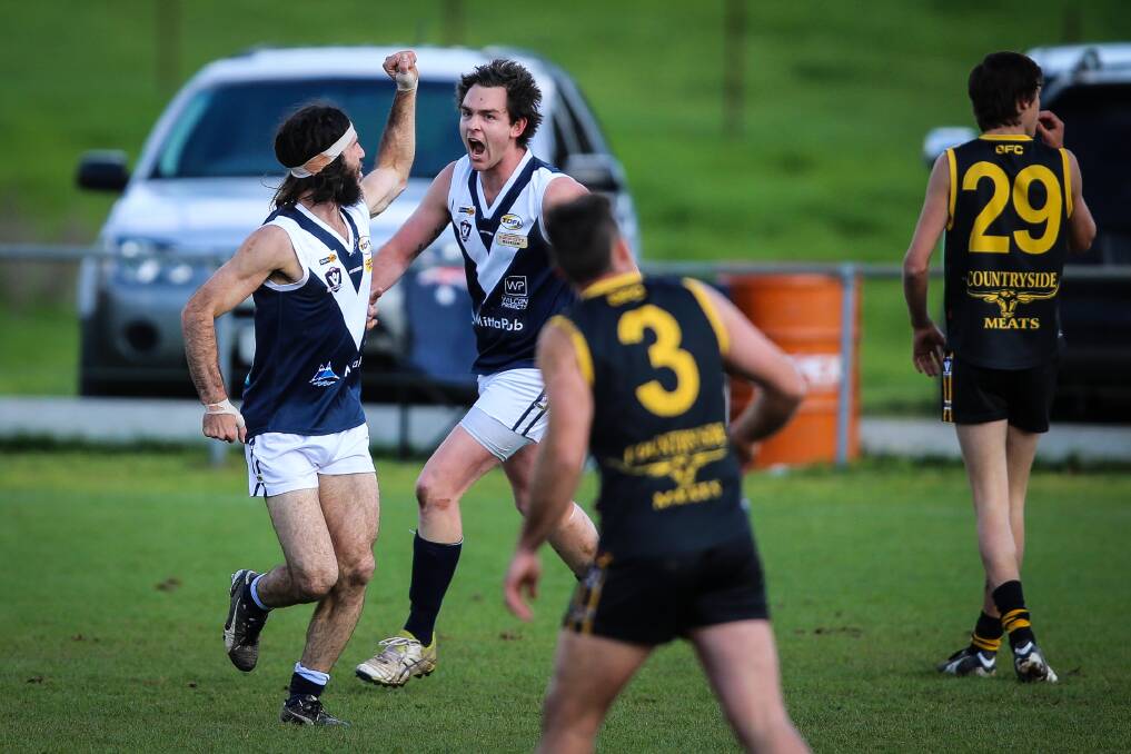 CLOSING IN: Mitta United's Tyson Gorupic polled another five votes on the weekend to move within two of the lead in the Tallangatta League Player of the Year award.