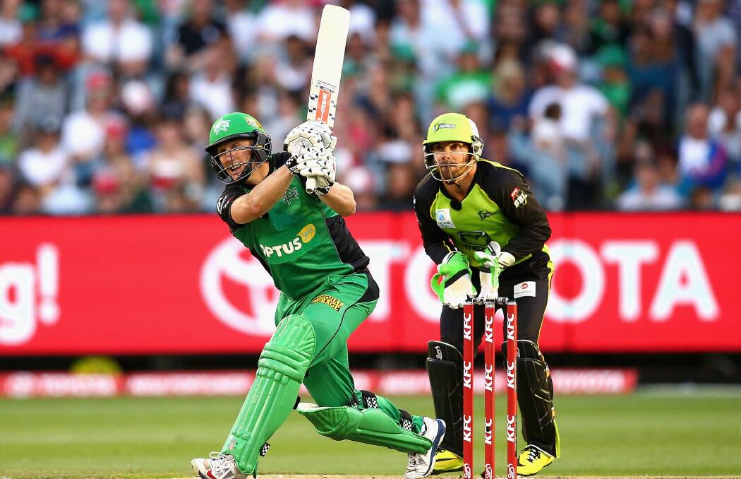 STAR POWER: Melbourne Stars captain David Hussey is excited for his side's rematch with the Sydney Thunder after falling short in last season's final. Picture: GETTY IMAGES