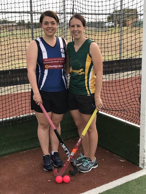 PROACTIVE: Beechworth’s Eloise McCormick and Wombats’ Sadie Sawyer coined the idea of their division one teams combining to address a player shortage.