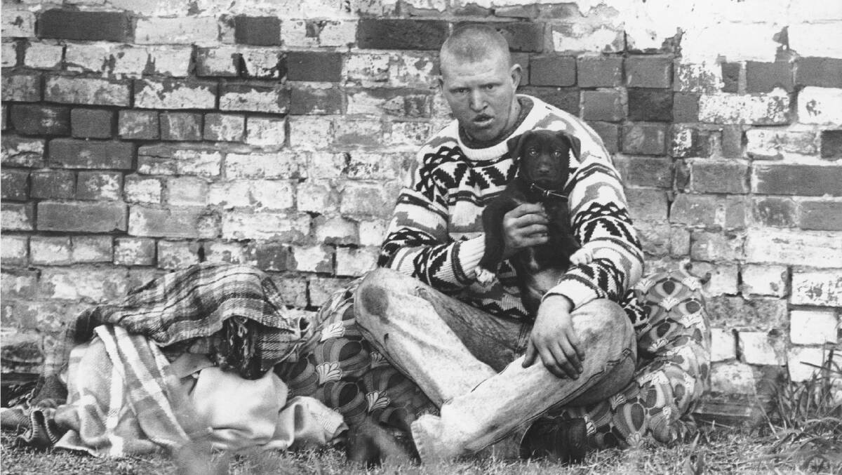 Graham Mailes in about 1992, four years before he attacked and killed Kim Meredith. He had an itinerant lifestyle in Albury at the time, his violent, erratic behaviour concerning many in the community.
