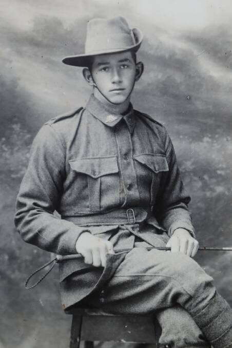 Arthur Wood was just 19 when he enlisted.