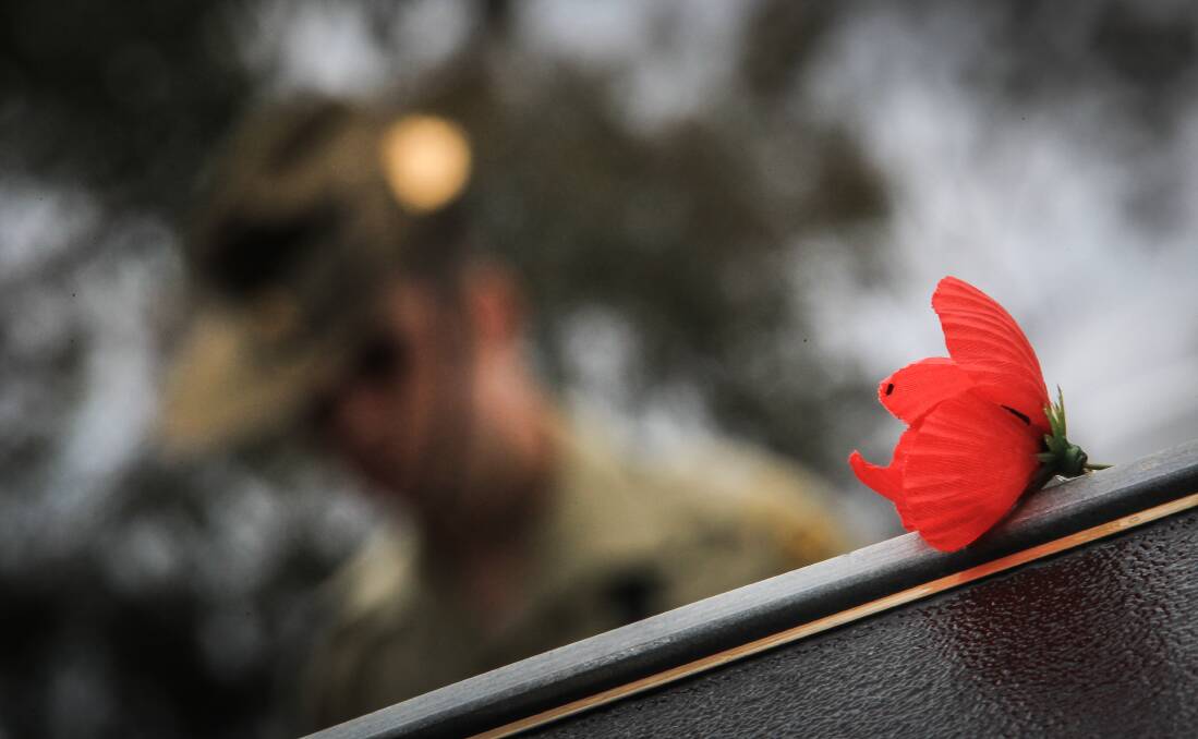 BUY A POPPY: The Albury RSL sub-branch is appealing for support from the community as school children and volunteers sell poppies in Lavington and Albury.