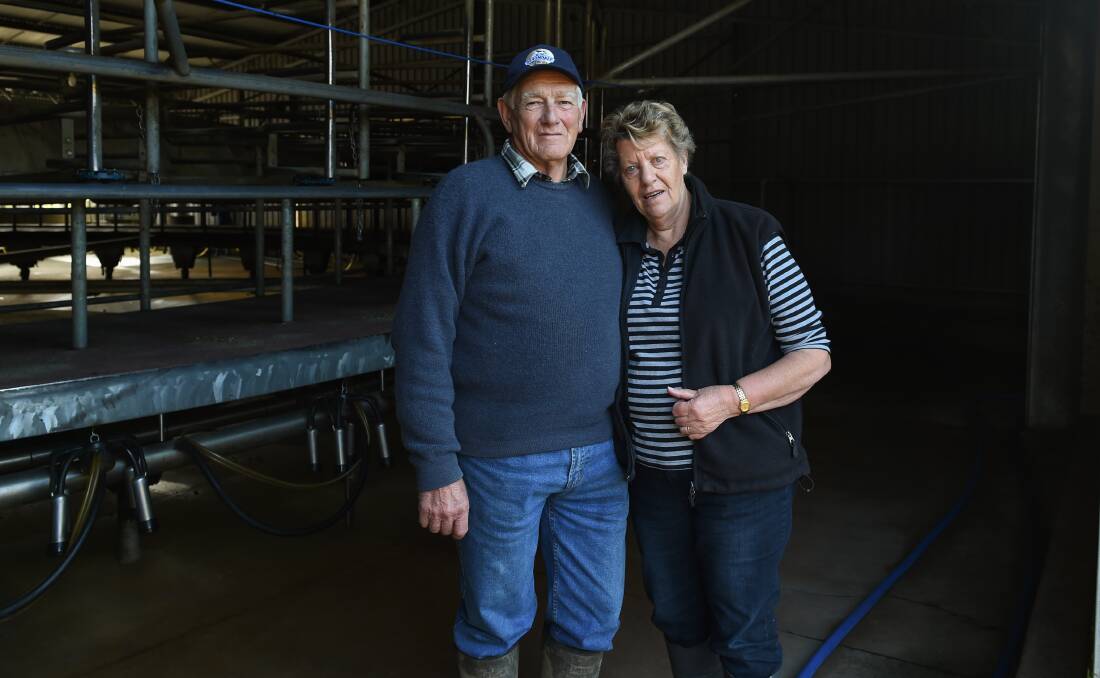 COMMITMENT: Deputy Prime Minister Barnaby Joyce has praised Rob and Pam Cook from the King Valley for their dairy industry support.