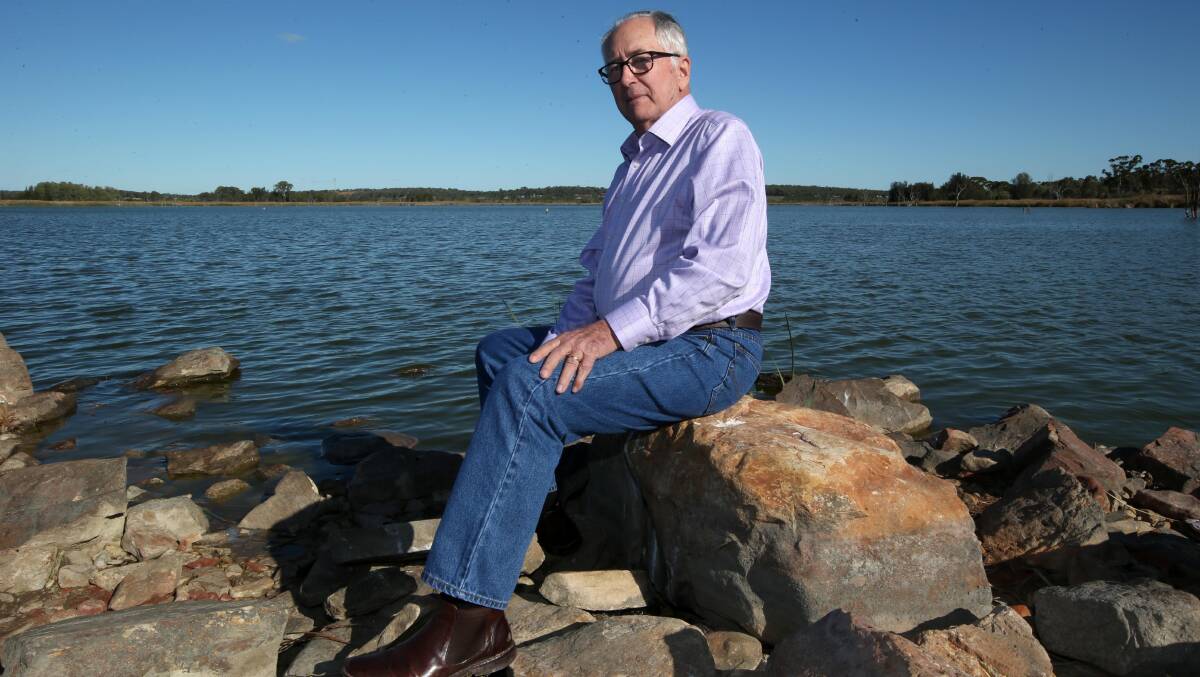 NO ANSWER: Farrer candidate Ron Pike has called on Prime Minister Malcolm Turnbull to come to Farrer and answer the hard questions on  water.