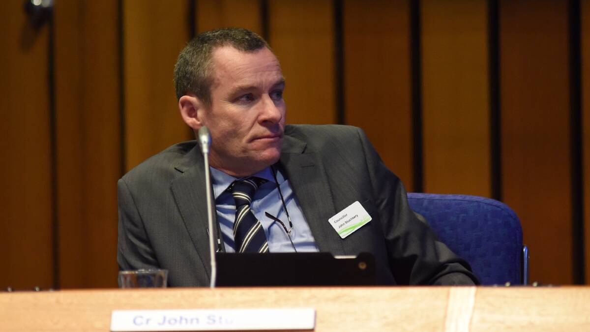 LACK OF BACKING: John Stuchbery could muster only two fellow Albury councillors to support his bid to ditch the prayer from the start of council meetings.