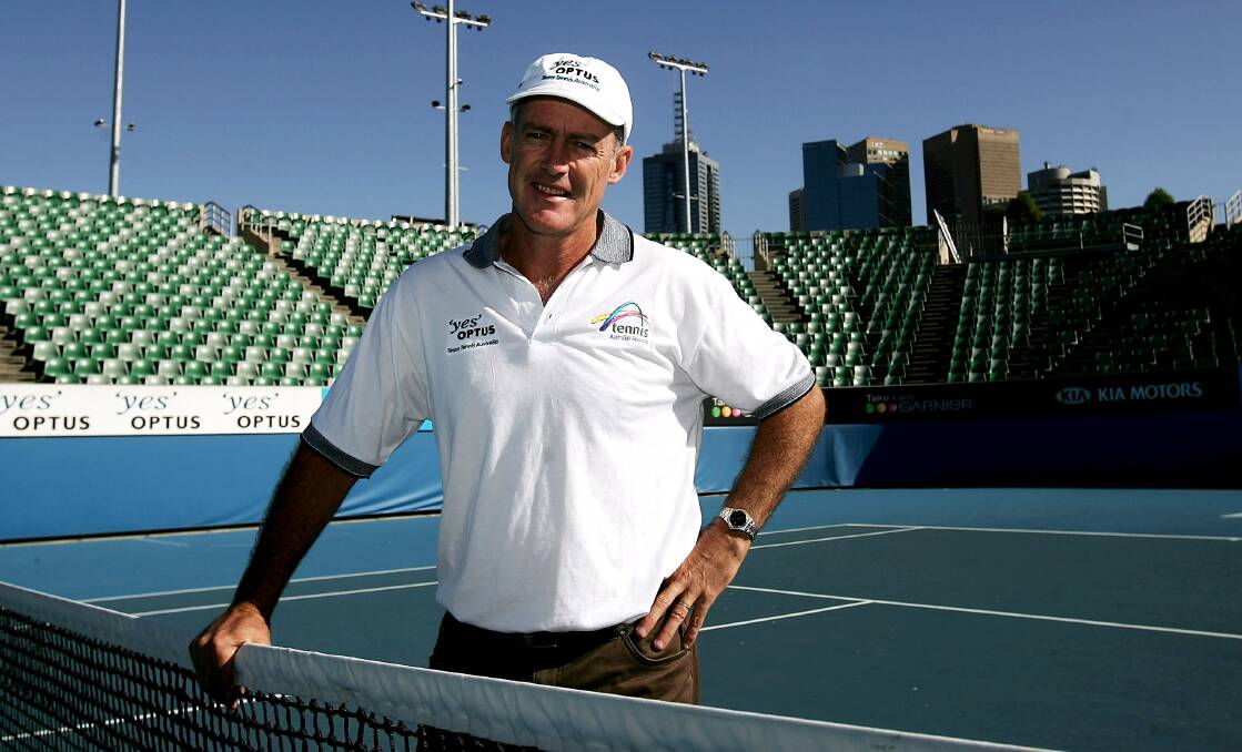 DOUBLES CHAMP: John Fitzgerald looks forward to catching up with old friends at a Margaret Court Tennis Academy fundraiser dinner on July 29.