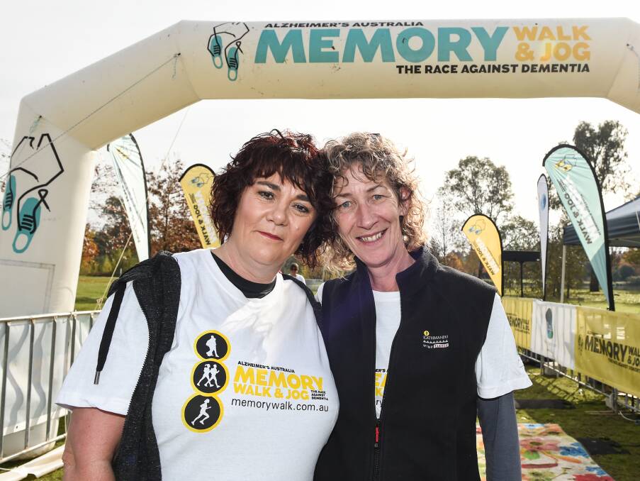 POPULAR: More than 600 participants registered for the event including Maria Berry from Wodonga and Trish Montgomery from Kiewa.