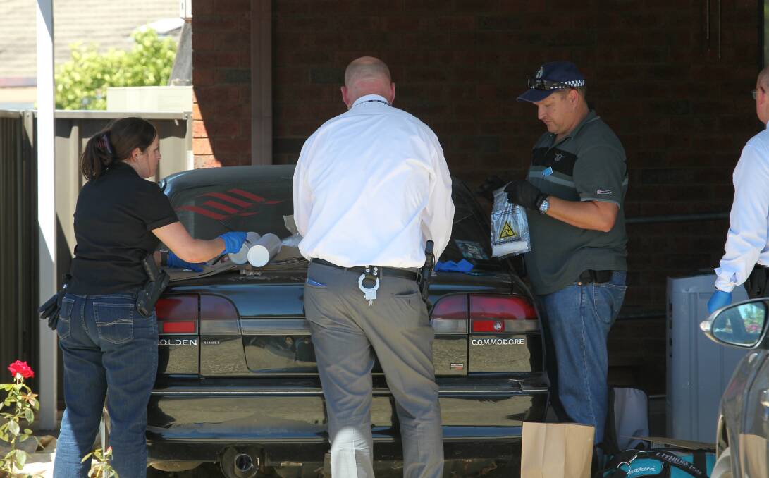 A man has faced court for 10 drug-related charges after Albury police raided a Lavington home on Tuesday.