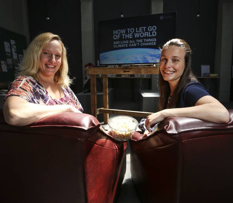 FASCINATING FLICK: Sustainable Activity Centre director Claire Greenhalgh and Albury Deputy Mayor Amanda Cohn will enjoy a film screening on Wednesday marking the close of a month-long festival. Picture: JAMES WILTSHIRE