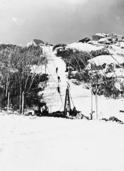 The ski lift at Cresta were the first in Australia, built by Buffalo Chalet engineer Gill Affleck with the assistance of Vic Railways Engineers in the Mount Buffalo Chalet workshop. 
