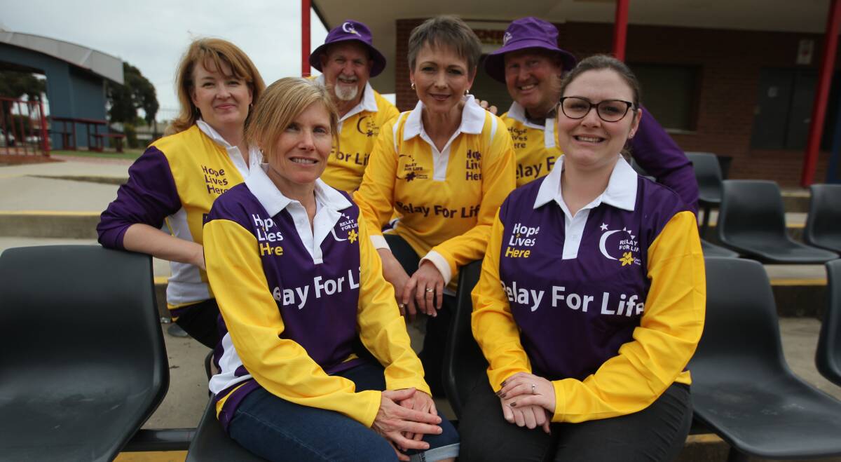 JOIN US: Jacqui Hillas, Belynda Ekman, Keith Quinn, Caroline Sale, Steve Panozzo and Paige Reale-Barry will take part in the 15th Relay for Life.