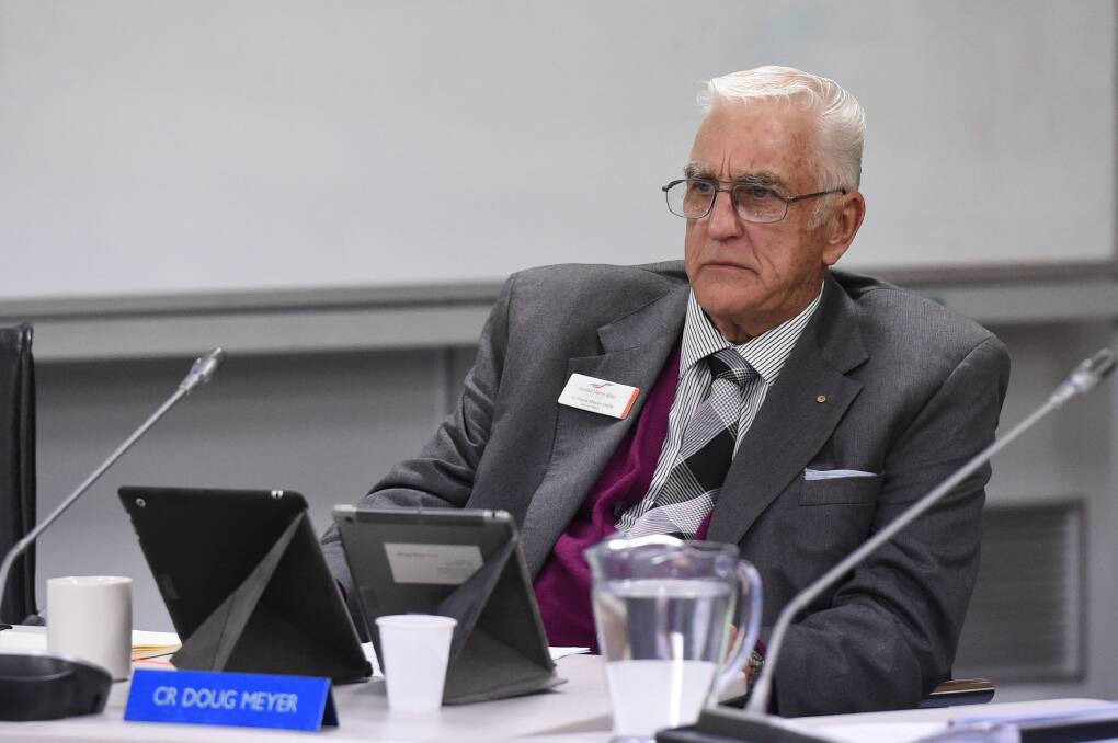 TIME TO ACT: Greater Hume Deputy Mayor Doug Meyer says council must act on a local preference purchasing policy to support shire businesses. Picture: MARK JESSER
