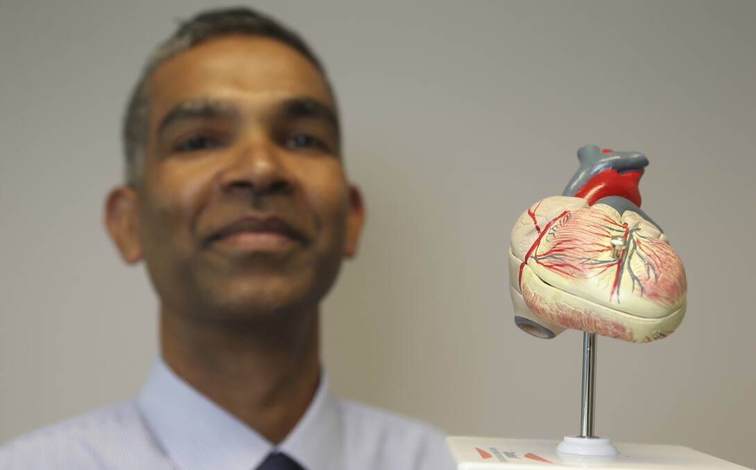 CLOSER LOOK: Border Heart Specialist Cardiologist Dr Kugan Nadarasa wants to see a specialised clinic on the Border. Picture: ELENOR TEDENBORG