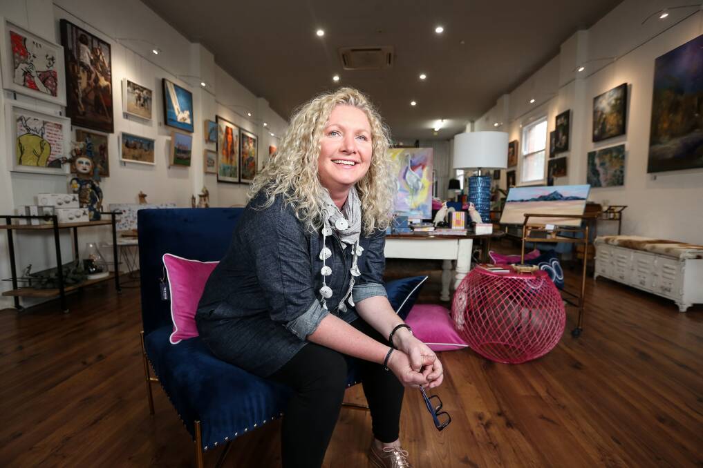 QUIRK FACTOR: Martha Satchell has opened a gallery and gift store called Satch and Co in Holbrook. Picture: JAMES WILTSHIRE