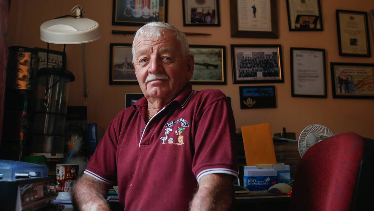 KICK IN THE GUTS: Vietnam veteran Neil McLean was disgusted Anzacs were told to pay for their own security. Picture: Adam McLean