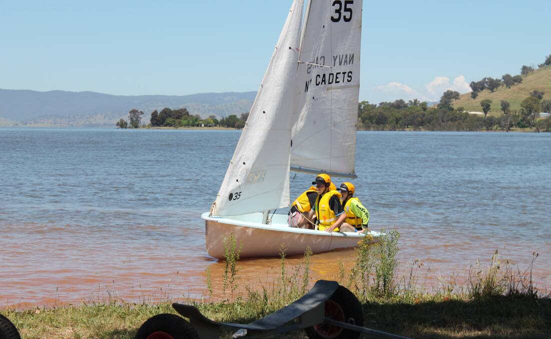 SAIL AWAY: The Albury navy cadets, based in South Bandiana, boast a fleet of sail and power boats, as well as conducting other military training.