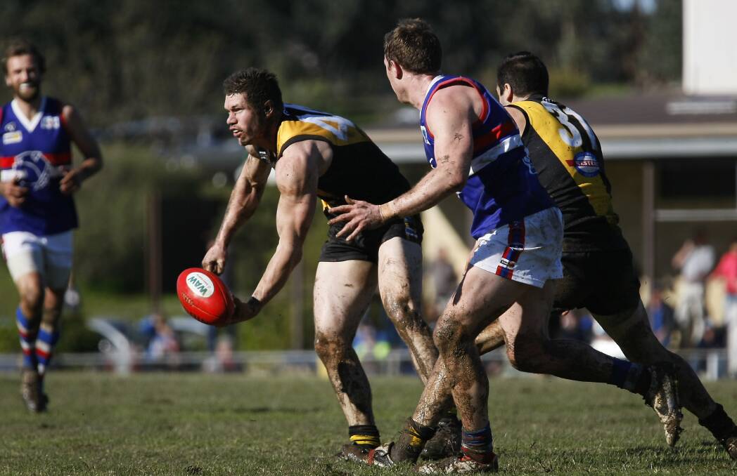 STARTED WITH NOTHING: Glenrowan co-coach Nigel Robinson says a third-straight grand final win would be the ultimate vindication for the Tigers.