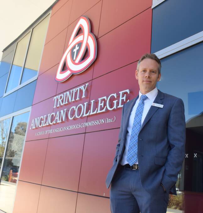 CONFIDENT: Trinity Anglican College principal Justin Beckett is confident the move to close their Wodonga campus won't result in a drop in students. Picture: CHRIS YOUNG