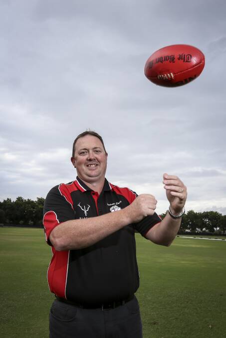 ALL ARE WELCOME: Wodonga Saints junior vice-president Adrian Barry has organised a multicultural day at the club this Saturday. Picture: JAMES WILTSHIRE 