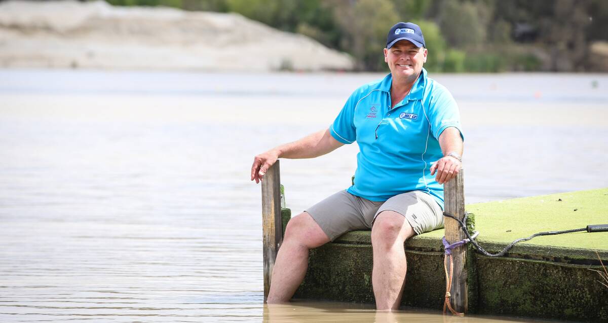 FINDING A WAY: Digby Jacobs and the rest of the six-person crew for the Ski4CF are gearing up for their gruelling two-week trip along the Murray River, which starts in February. Picture: JAMES WILTSHIRE