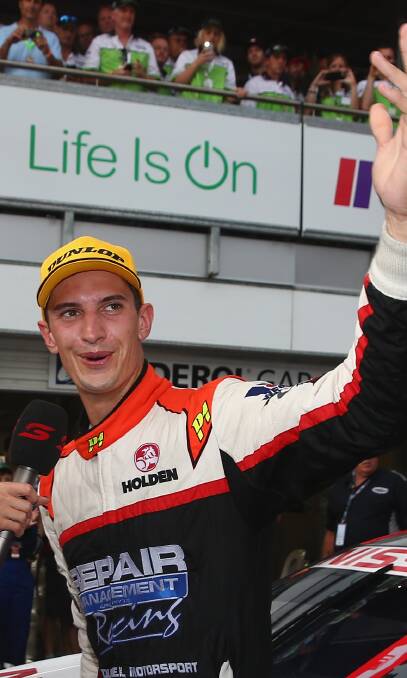 HOT LAP: Nick Percat has signed with Brad Jones Racing for the 2017 V8 Supercars season, replacing Jason Bright. Picture: GETTY IMAGES