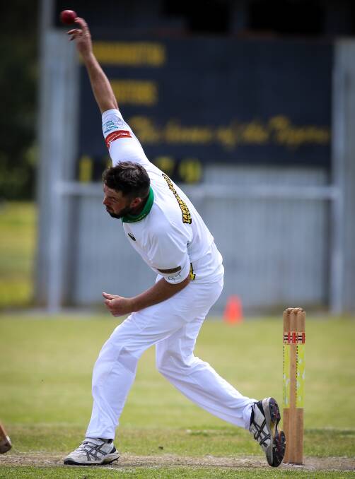 GOOD INCLUSION: Mt Beauty's Jake Styles snared five wickets in their first-up win over Barnwartha-Chiltern on Saturday afternoon. Picture: JAMES WILTSHIRE